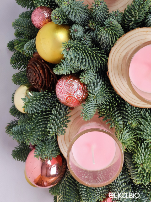 Новогодняя композиция из Нобилиса Шоколадная мечта Ю47-В710