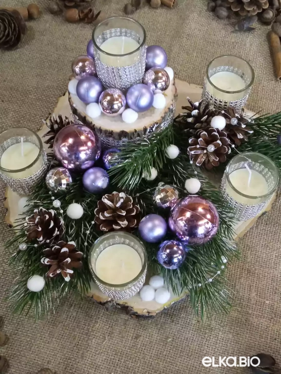 Композиция со свечами (5 свечей) Жемчужина П57-В34 Композиция со свечами (5 свечей) Жемчужина П57-В34