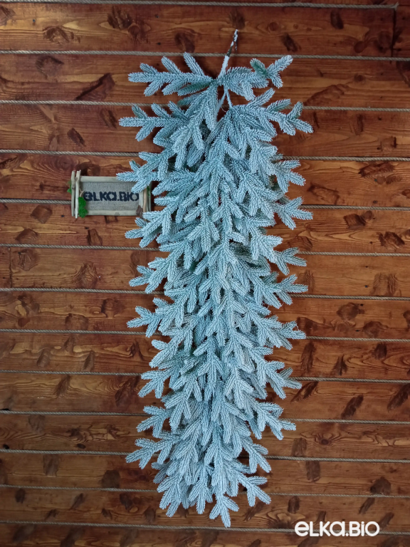 Новогодняя гирлянда Еловая в снегу 150*35 см-B536