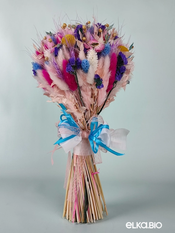 Букет из разноцветных сухоцветов Б75-B105