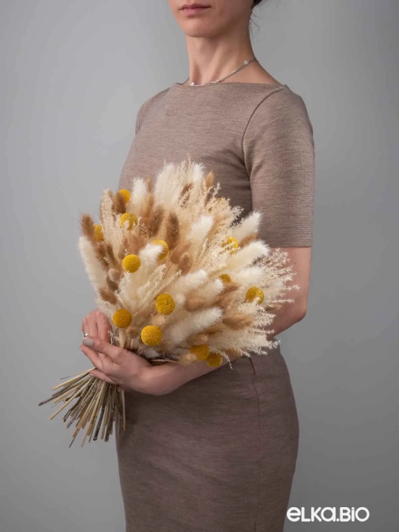 Набор сухоцветов для вазы. Набор М077