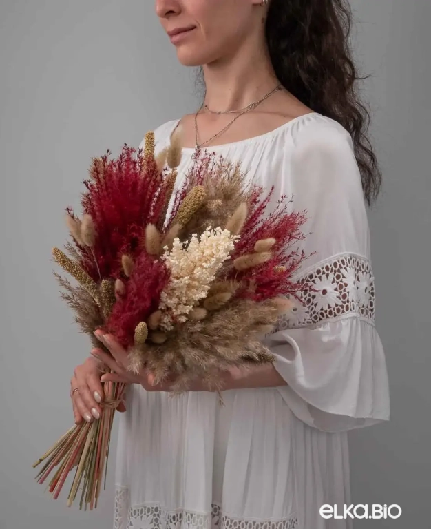 Сухоцветы для декора интерьера. Набор М071