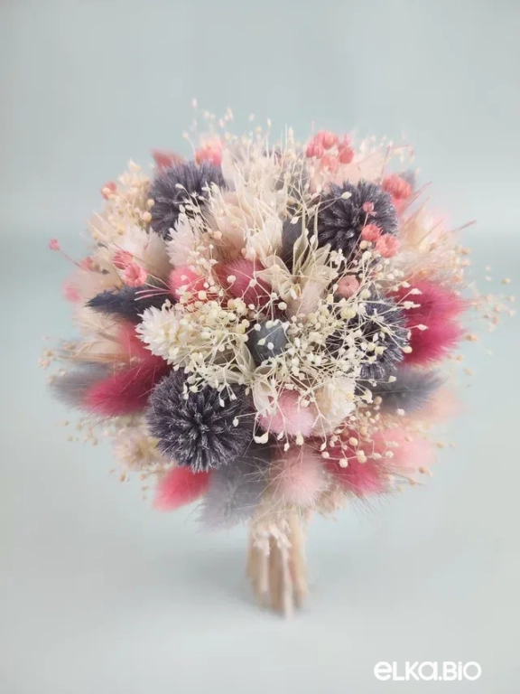 Cтабилизированный букет из гипсофилы и лагуруса Т235-B114 Cтабилизированный букет из гипсофилы и лагуруса Т235-B114