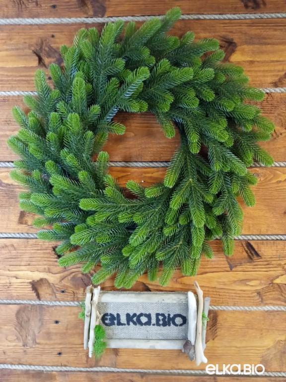 Венок рождественский Хвойный лес 50 см-В525