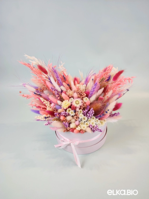 Яркие цветы в шляпной коробке А204-B113 Яркие цветы в шляпной коробке А204-B113