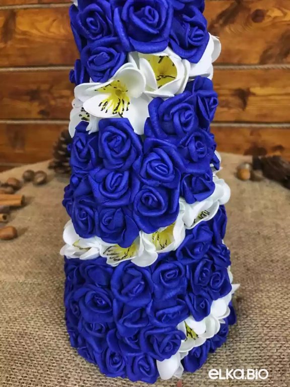 Настольная декоративная елка Белая звезда А21-В4