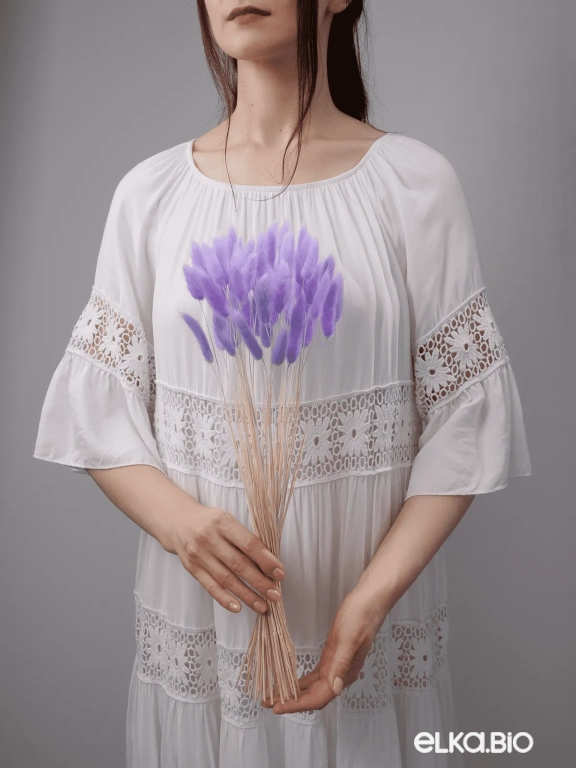 Лагурус сиреневый высший сорт - 60 шт