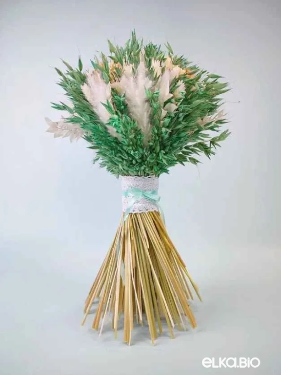 Букет из овса с протеей  Т234-B112
