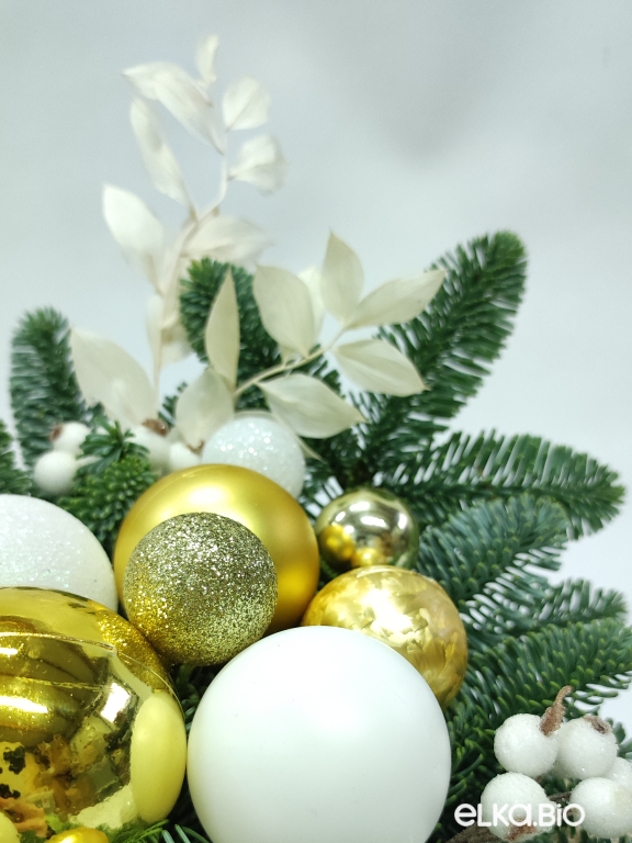 Настольная композиция из Нобилиса Снежные искры Я3