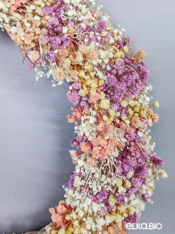 Венок из цветов гипсофилы Б88-B108