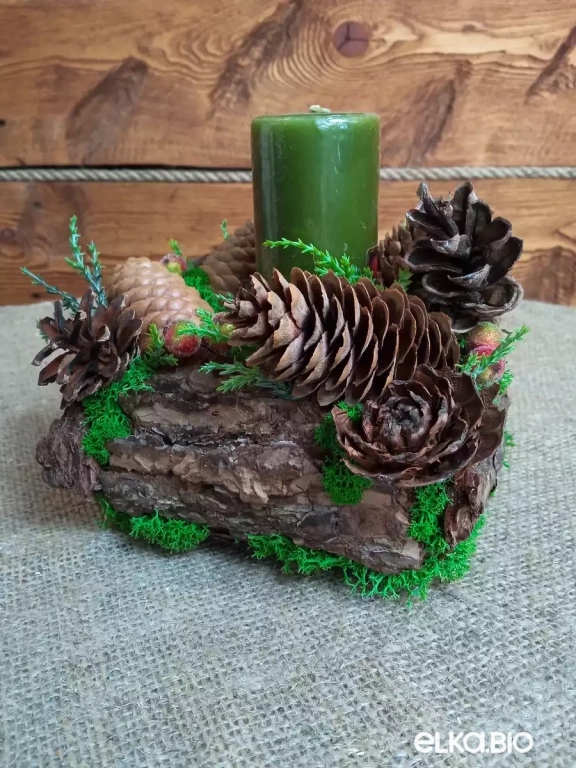 Настольная композиция со свечой Колодец света Т87-В51