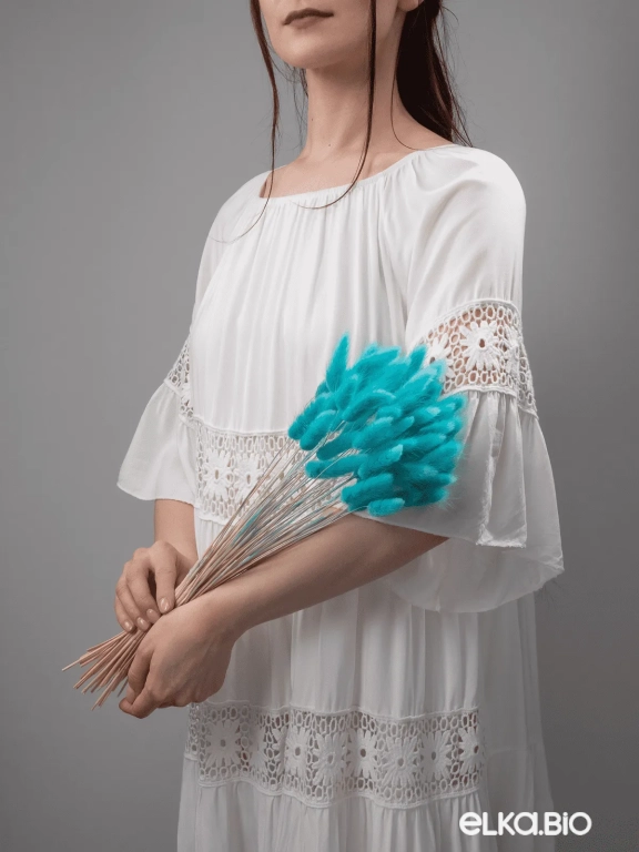 Лагурус ярко-бирюзовый высший сорт - 60 шт