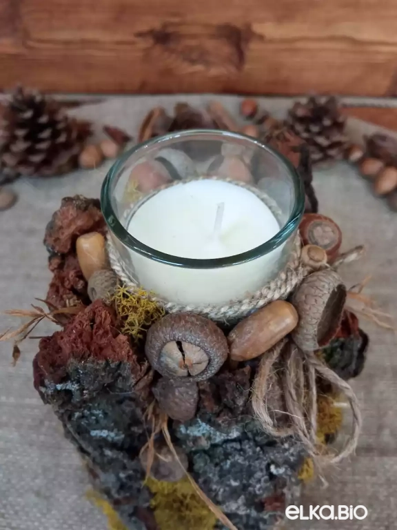 Декоративная композиция со свечой У Лукоморья Т97-В50