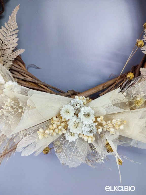Венок из лозы с листьями папоротника А150-B108