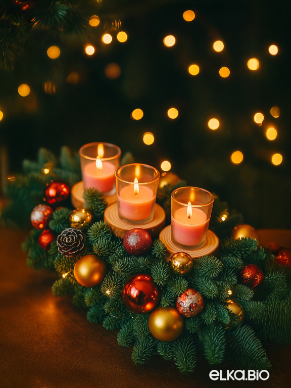 Новогодняя композиция из Нобилиса Шоколадная мечта Ю47-В710