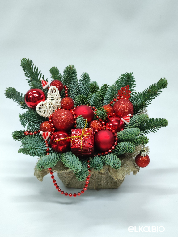 Композиция из пихты Нобилис Подарок Любимой К16