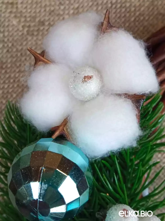 Венок из лозы Морозное утро П4-В16