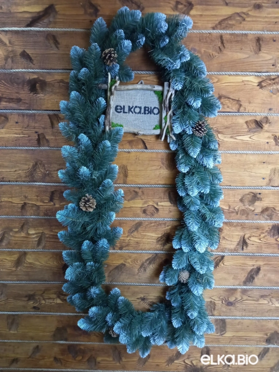 Новогодняя гирлянда Пихта с шишками 27026 см-В532