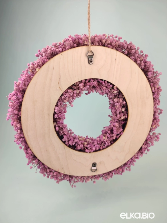 Розовый венок из гипсофилы А169-B112