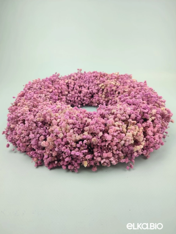 Розовый венок из гипсофилы А169-B112