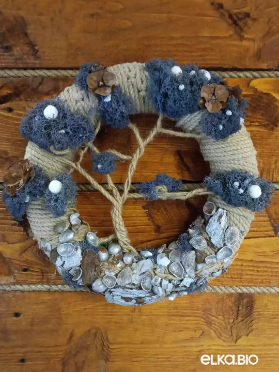 Подвесная композиция из каната Дерево индиго Б28-В54