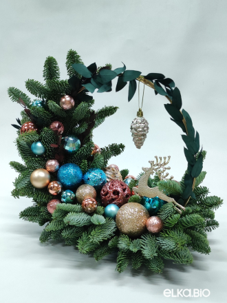 Композиция из Нобилиса с эвкалиптом Путешествие в сказку Я4