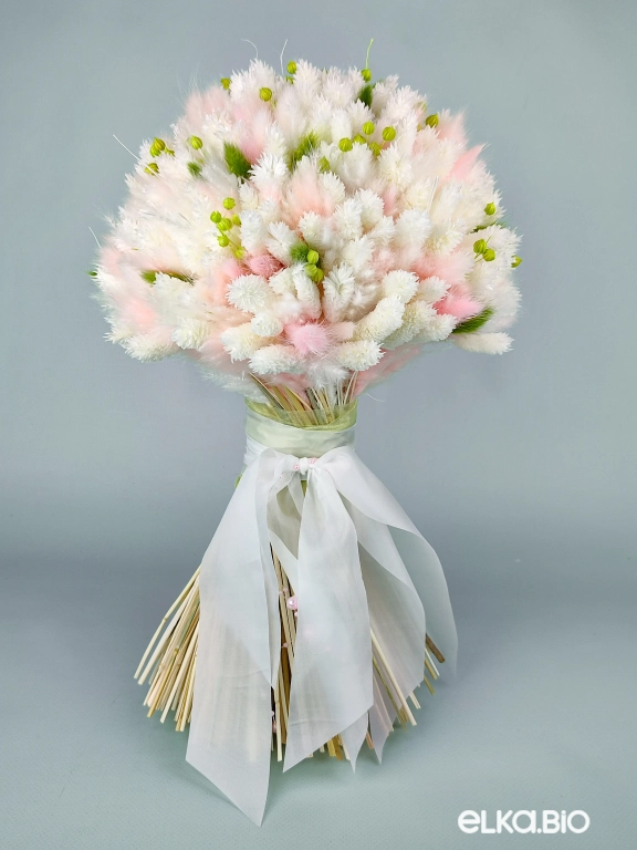 Большой букет из фаляриса и лагуруса Б82-B108