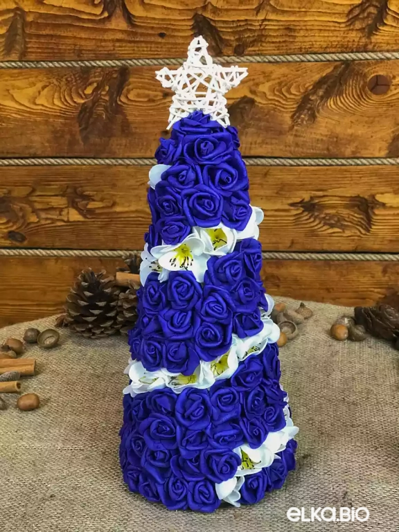 Настольная декоративная елка Белая звезда А21-В4