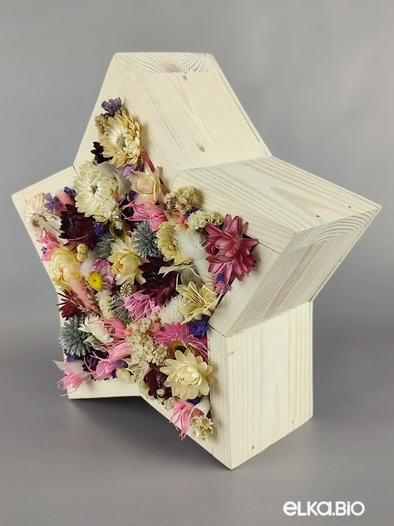Композиция в форме звезды из цветов Т123-B100