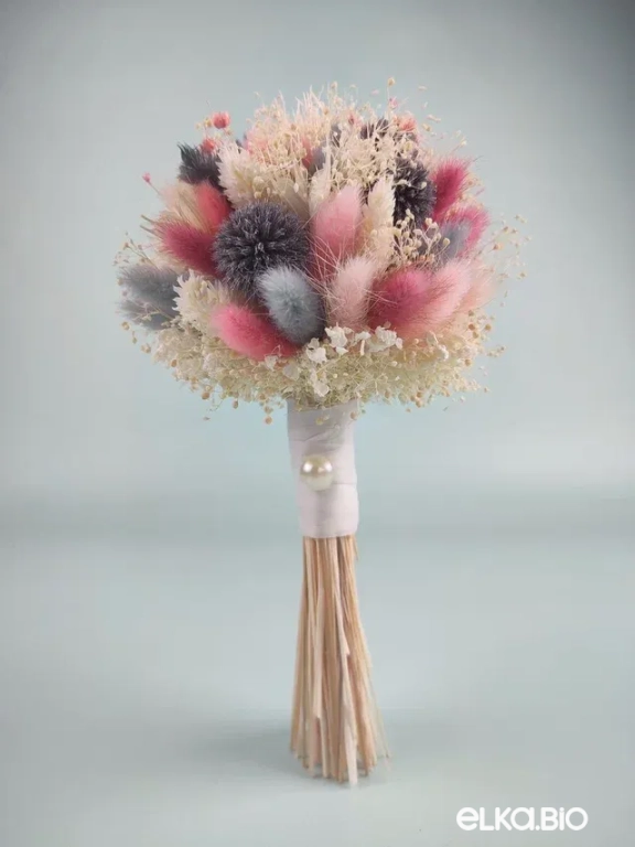 Cтабилизированный букет из гипсофилы и лагуруса Т235-B114 Cтабилизированный букет из гипсофилы и лагуруса Т235-B114