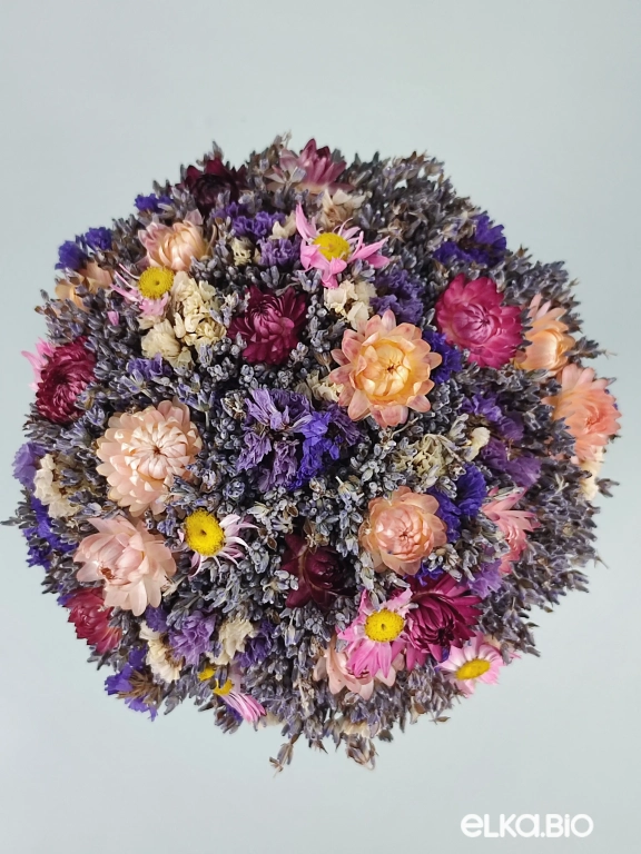 Букет из лавандина и гелихризума Т170-B105