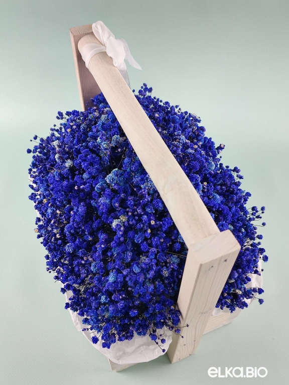 Композиция из синей гипсофилы А141-B104