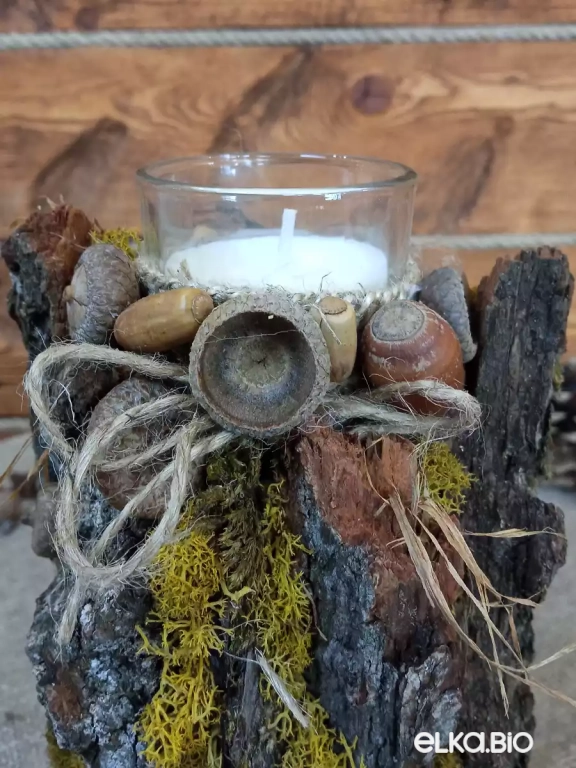 Декоративная композиция со свечой У Лукоморья Т97-В50