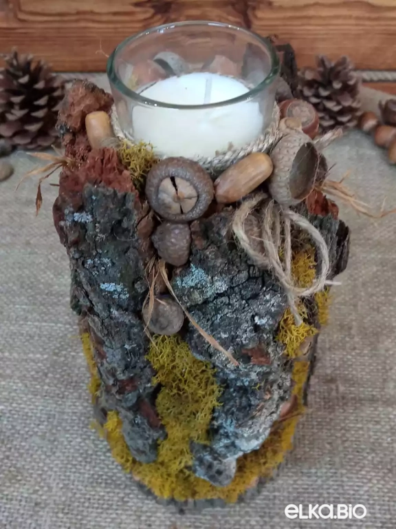 Декоративная композиция со свечой У Лукоморья Т97-В50