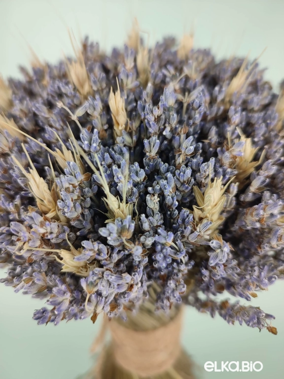 Большой букет из лаванды и пшеницы Т223-B111