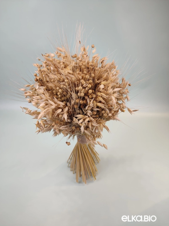 Букет из овса, пшеницы и льна А190-B113