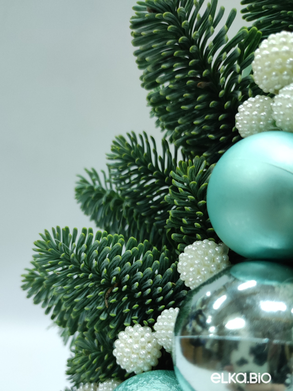 Настольная композиция из Нобилиса Ледяная хвоя К18