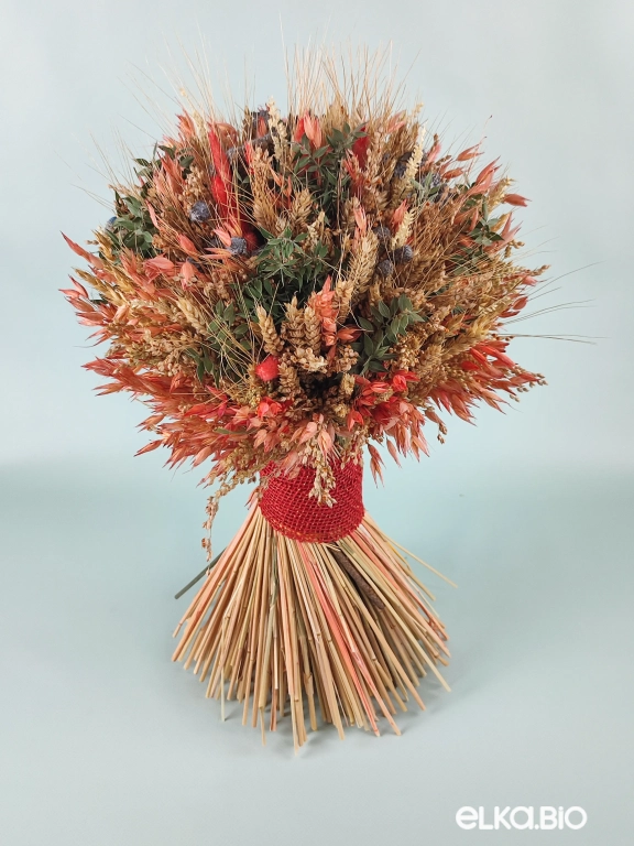 Большой букет из пшеницы, просо и рускуса Б69-B105