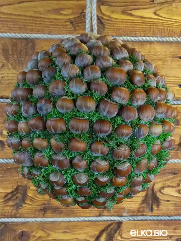 Декоративный шар из скорлупы фундука Фундук (большой) М4-В20