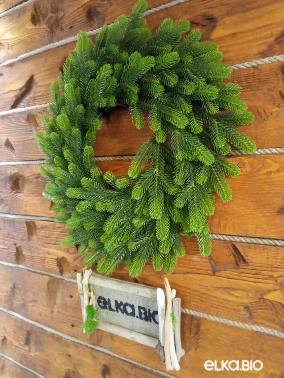 Венок рождественский Хвойный лес 50 см-В525