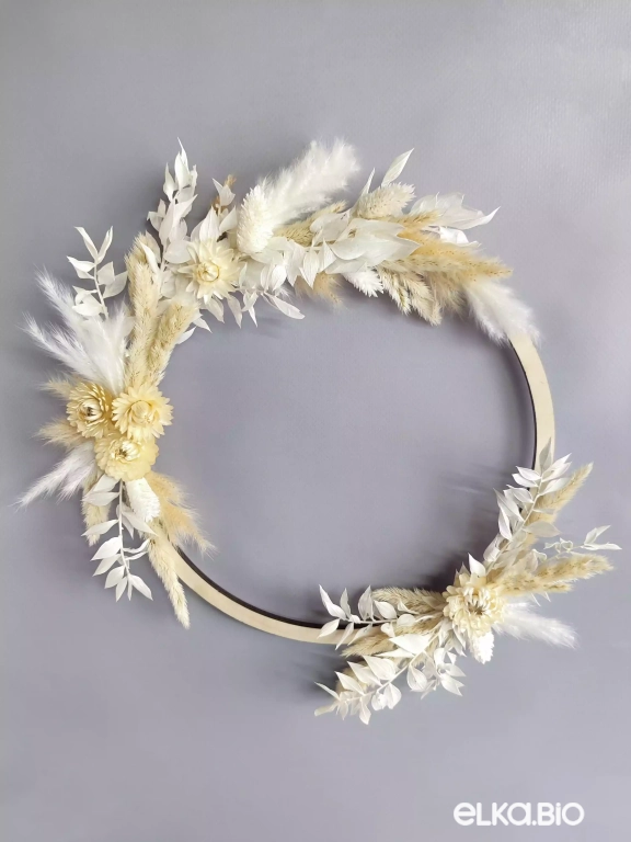 Венок из цветов гелихризума А105-B100