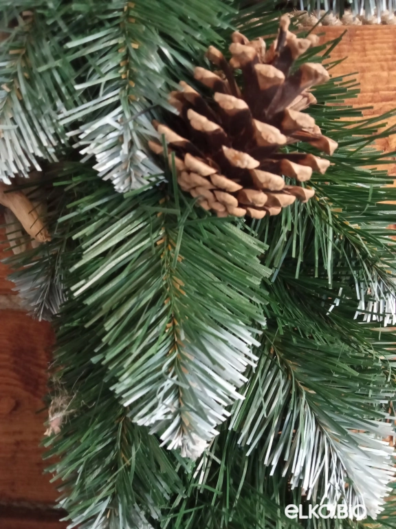 Новогодняя гирлянда Пихта с шишками 27026 см-В532