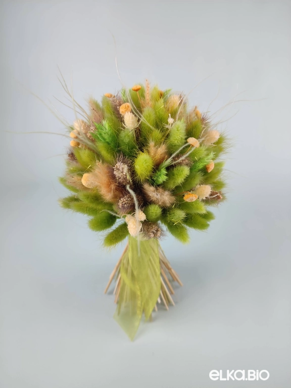 Летний букет из зелёных цветов Б106-B110