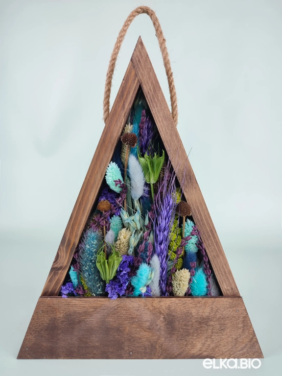 Композиция из сухоцветов в коробке Т176-B104