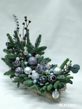 Композиция из пихты Нобилис Волшебная ночь Я2