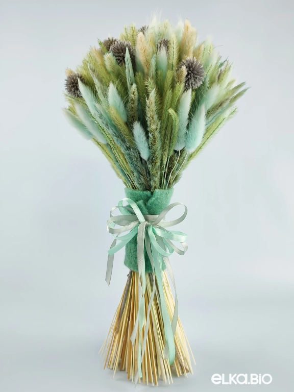 Букет из бирюзового лагуруса Б58-B103 Букет из бирюзового лагуруса Б58-B103