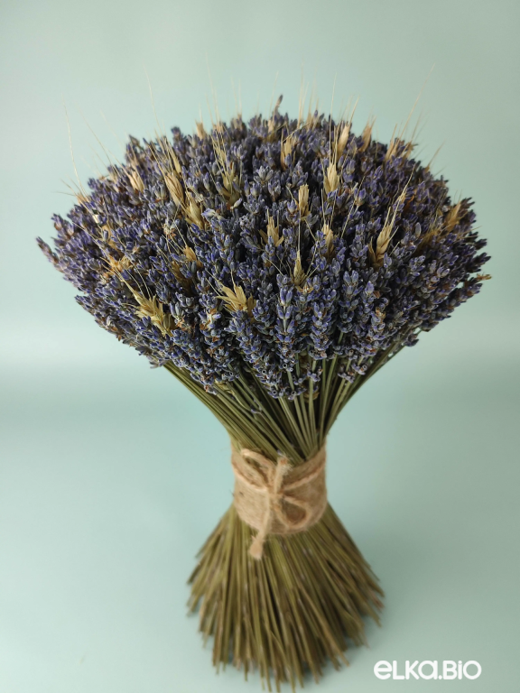 Большой букет из лаванды и пшеницы Т223-B111