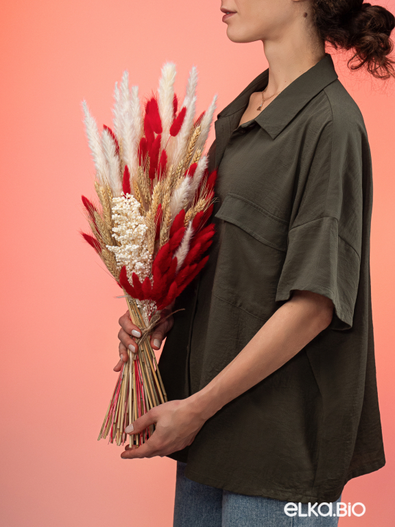 Сухоцветы для декора в наборе М091