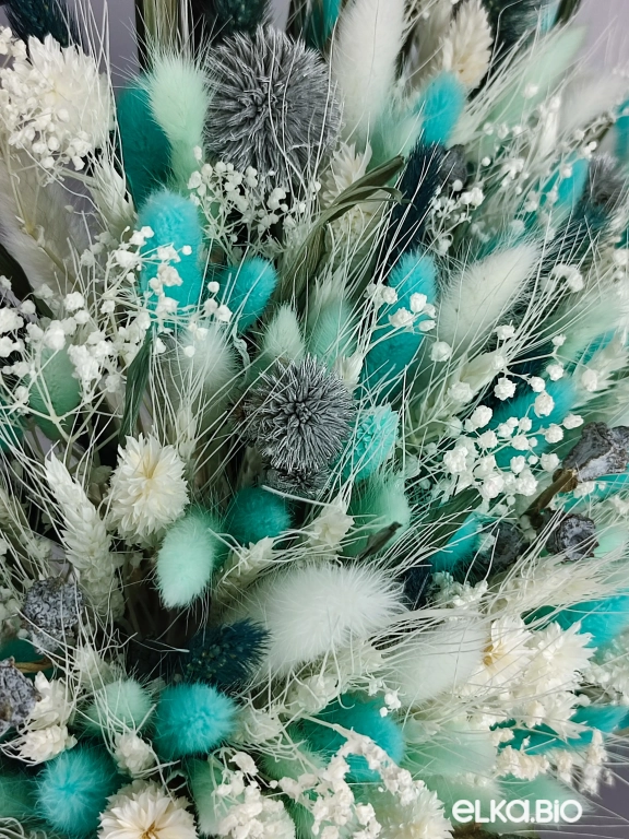 Композиция из лагуруса в ящике Т140-B101