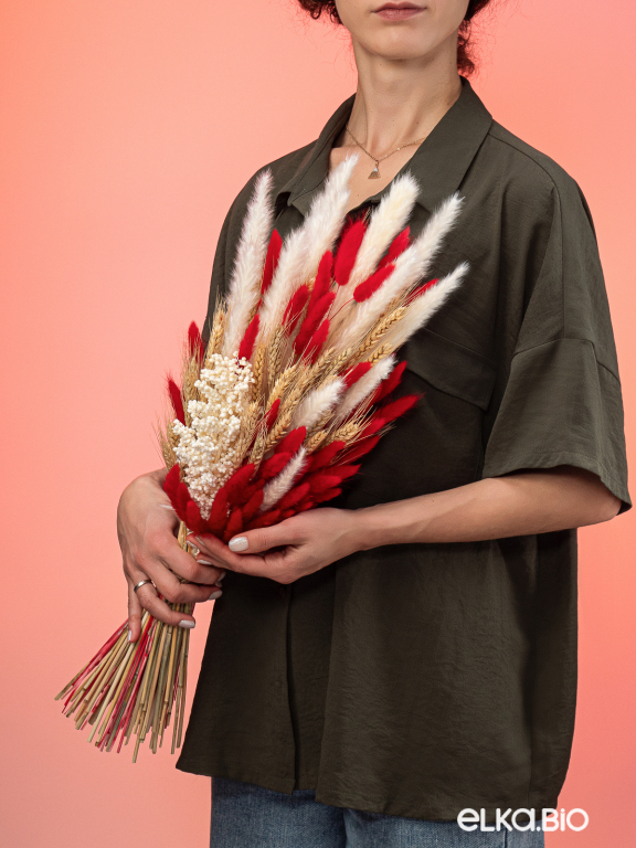 Сухоцветы для декора в наборе М091